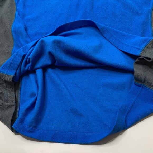 Columbia Sweatshirt Mens XXL Gray Blue Klamath Range II Half Zip Fleece Pullover - Picture 5 of 10